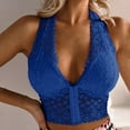 thumbnail image 2 of Women's Sexy Lace Bra No Underwire Comfortable Support Soft Breathable Everyday Wear Seamless Design, 2 of 2