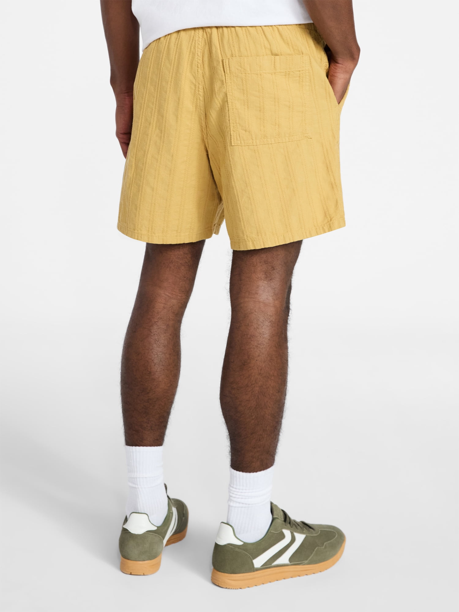 No Boundaries Poolside Style Dobby Shorts, 6" Inseam, Men's XS-5XL