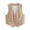 Khaki, variant on Duoif Waistcoat Women, Women's V Neck Buttons Vest Summer Fashion Elegant Chic Sleeveless Single Breasted Outerwear Vests Casual Tops Vest Tops for Women Purple M