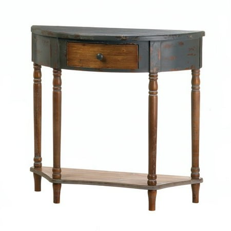 Breakwater Bay Wyble Wood Half Moon Console Table Breakwater Bay Wyble Wood Half Moon Console Table