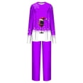 thumbnail image 4 of Sevevn Lounge Sets for Women Women's Casual Christmas Printed Long Sleeved Round Neck Top With Pants Set Great Gifts for Less, 4 of 4