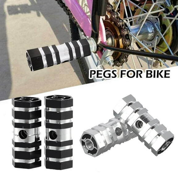 FurNest 2pcs/Pair Nonslip MTB Bike Bicycle Pedal Front Rear Foot Pegs Footres
