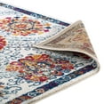 thumbnail image 5 of Modern Contemporary Urban Living Lounge Room Area Rug Runner Floor Carpet, Moroccan Distressed Vintage Style, Fabric, Antique Orange, 5 of 8