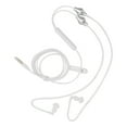 thumbnail image 3 of Air Tube Headset, Phone Headset Air Tube Earphone Earbuds Wired Headphones With 2 X Pair Of Spare Earplug For Air Tube Headphone White,Black, 3 of 8
