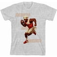 thumbnail image 3 of Go Sports! But Where's the Food? Youth Heather Gray Crew Neck Short Sleeve Tee-XL, 3 of 4