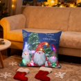 thumbnail image 5 of SLYNSHome Christmas Throw Pillow Cover with LED Lights,Light-up Winter Pillow Cases 18x18 inch Pillowcase Holiday Cushion Case for Couch Bed Sofa Decor, 5 of 7