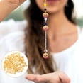 thumbnail image 4 of 100 Pcs Perles d'Espacement Capsules Métal Fleur Perles Caps Bracelet Collier Perles Caps, 4 of 5