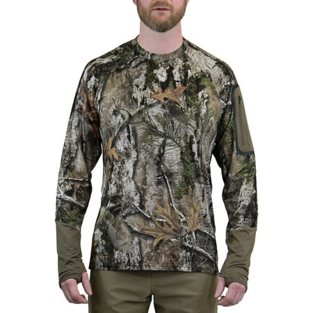 TrueTimber Tekari Men s BoldRun Long Sleeve Performance Shirt - Atera Camo XL