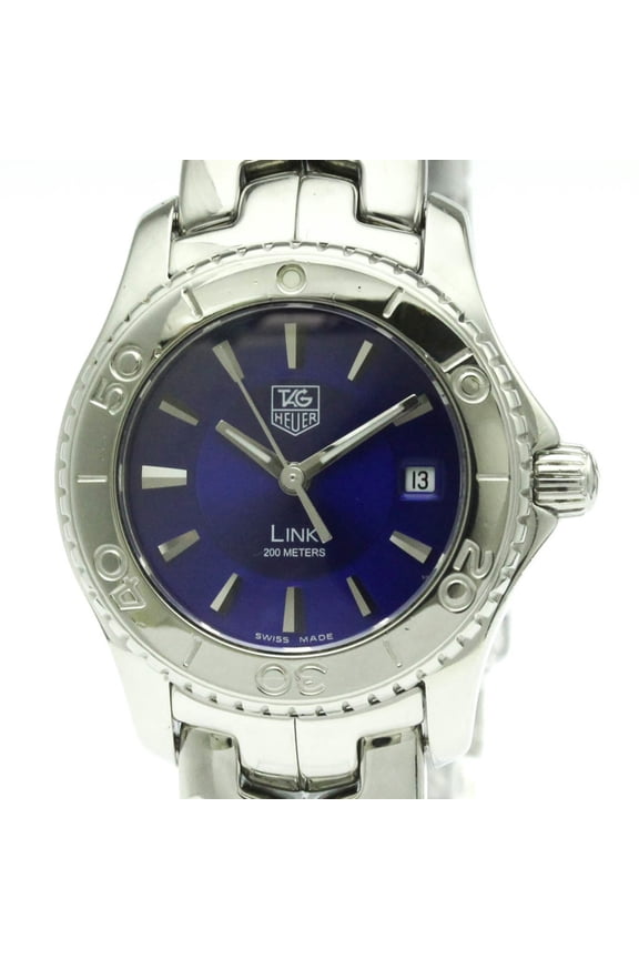 Pre-Owned TAG HEUER Link MOP Dial Steel Quartz Ladies Watch WJ1312 Polished