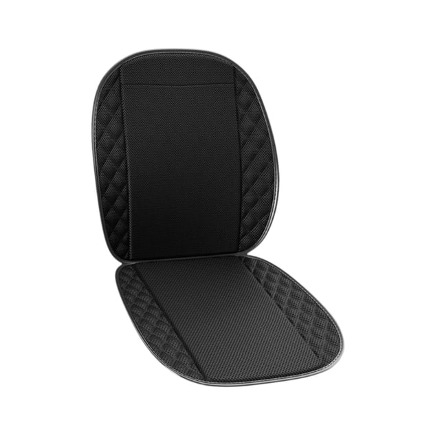 Cojín de asiento de coche con refrigeración, almohadilla de refrigeración transpirable, accesorios interiores para coche Negro