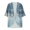 thumbnail image 3 of Neewe Long Sleeve Lightweight Thin 2025 Summer Cardigan for Women Casual Loose Fit Kimono Cover Up, 3 of 4