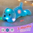 thumbnail image 2 of 20" Light up Puppy Stuffed Animal,Creative Night Light Lovely LED Dog Glow Soft Plush Toy,Gifts for Kids on Christmas Birthday Valentines Festivals(Blue), 2 of 6
