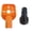 Type E-Orange, variant on Electric Drill Dust Covering Drilling Dust Collector Plastic Hammer Dust Collector Dustproof Hole Sawing Drill Bit Covering