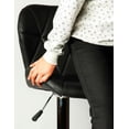 thumbnail image 4 of Silla de bar acolchada con respaldo geométrico ilios innova Negro, 4 of 9