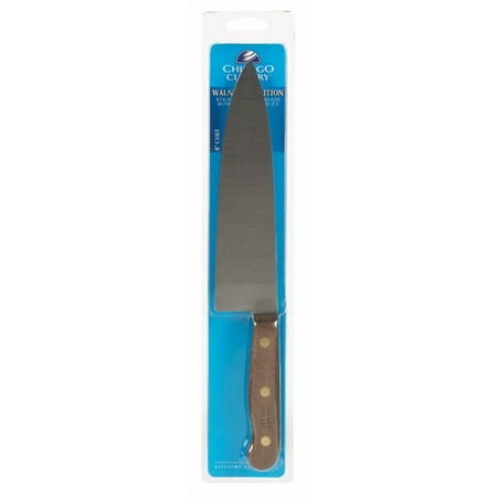 Chicago Cutlery Walnut Tradition 8-Inch Stainless Steel Chef Knife