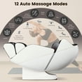thumbnail image 4 of COSTWAY Proox27 Fauteuil de Massage Intégral Confortable - Fauteuil de Massage à Gravité Zéro avec Piste SL, Coussins Gonflables, Rouleaux pour les Pieds, Détection des Épaules, Chauffage, Bluetooth, Modes Auto, 4 of 10
