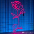 thumbnail image 3 of Glowneon Rose Flower Neon Sign, Flower Led Light, Flower Name Led Light, Flower Shop Signage, 3 of 5