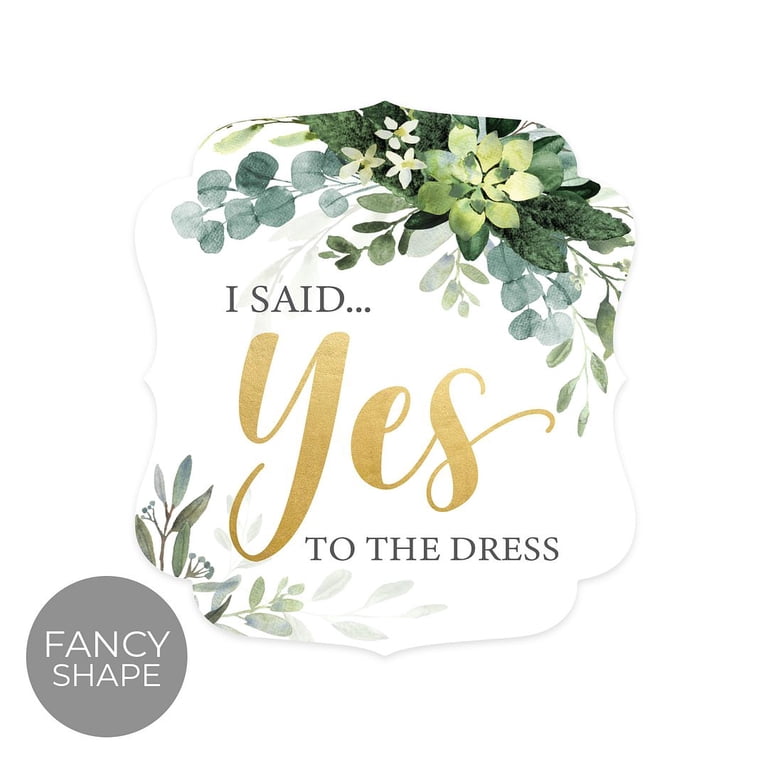 she said yes to the dress gifts I Said Yes To The Dress Sign /10 inch x 12 inch Wedding Shop Sign, Size: 10 x 12, Green