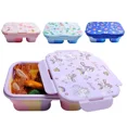 thumbnail image 4 of Rectangular Silicone Folding Lunch Box Refrigerator Crisper Student Outdoor Picnic Lunch Box Children's Lunch Box Lunch Box Skyblue 215x155mm, 4 of 6