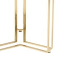 thumbnail image 6 of DecMode 18" x 23" Gold Metal Accent Table with Marble Top, 1-Piece, 6 of 9