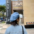 thumbnail image 2 of CoCopeaunts Beret Hats for Women Fashion Forward Hats Cool Walking Sun Hat Ladies Solid Color Summer Painter Hat Female, 2 of 6