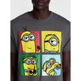 thumbnail image 4 of Despicable Me Men's and Big Men’s Minions Graphic Cotton Tee, Sizes S-3XL, 4 of 7