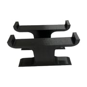 NoavLife Speaker Accessories Raised Soundbar Holder Set of 2 Piece, ABS Support Stands with End Stops for Speaker Placement on Desk, TV Cabinet, or Media Shelf in Daily Use