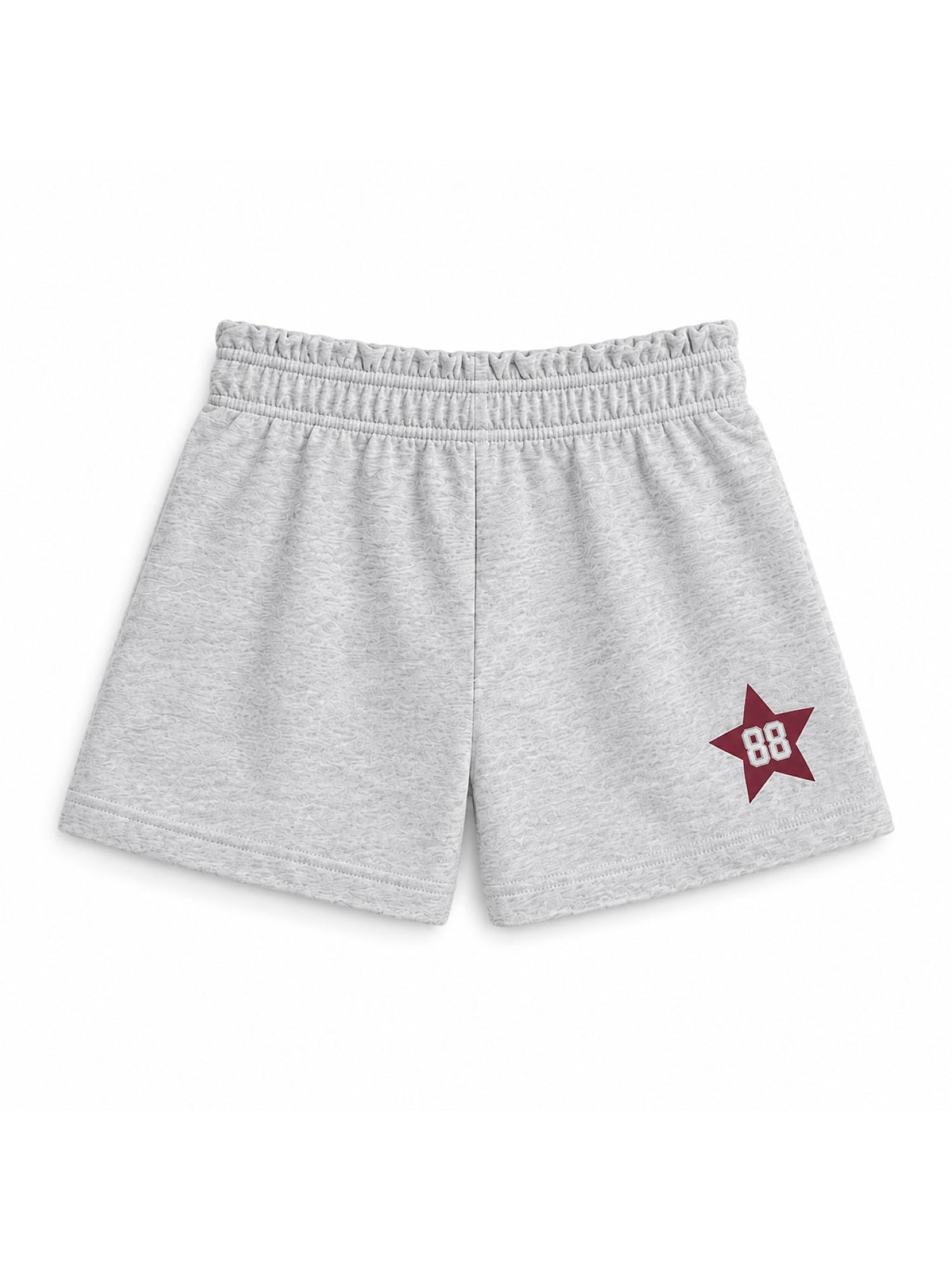 Wonder Nation Little Girls Crewneck Sweatshirt and Shorts Set, 2 Piece, Sizes 4-10