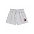thumbnail image 3 of Wonder Nation Little Girls Crewneck Sweatshirt and Shorts Set, 2 Piece, Sizes 4-10, 3 of 3