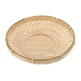 thumbnail image 4 of HOMEMAXS Bamboo Sieve Large Capacity Basket Basket 22.00X22.00X5.00CM, 4 of 8