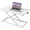 White, variant on Standing Desk Converter Adjustable Height,Keyboard Riser for Stand Up Desk Riser,Computer Keyboard Stand for Desktop,Ergonomic Sit Stand Computer Workstations White Size 23.6 Inch