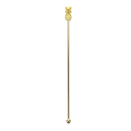 

Hemoton Stainless Steel Coffee Beverage Stirrer Luau Party Drink Swizzle Stick