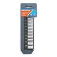 thumbnail image 1 of Crescent CSAS8 10 Pc. 1/4" Drive 6 Point Standard SAE Socket Set, Black, 1 of 3