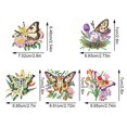 thumbnail image 4 of Llavero Con Diamante Y Taladro 5/6 Piezas Cruz Mariposa Doble Cara, 4 of 9