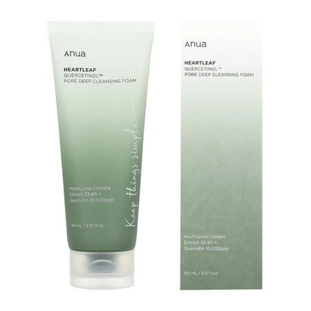 ANUA Heartleaf Quercetinol Pore Deep Cleansing Foam, 5.07 fl oz (150 ml)