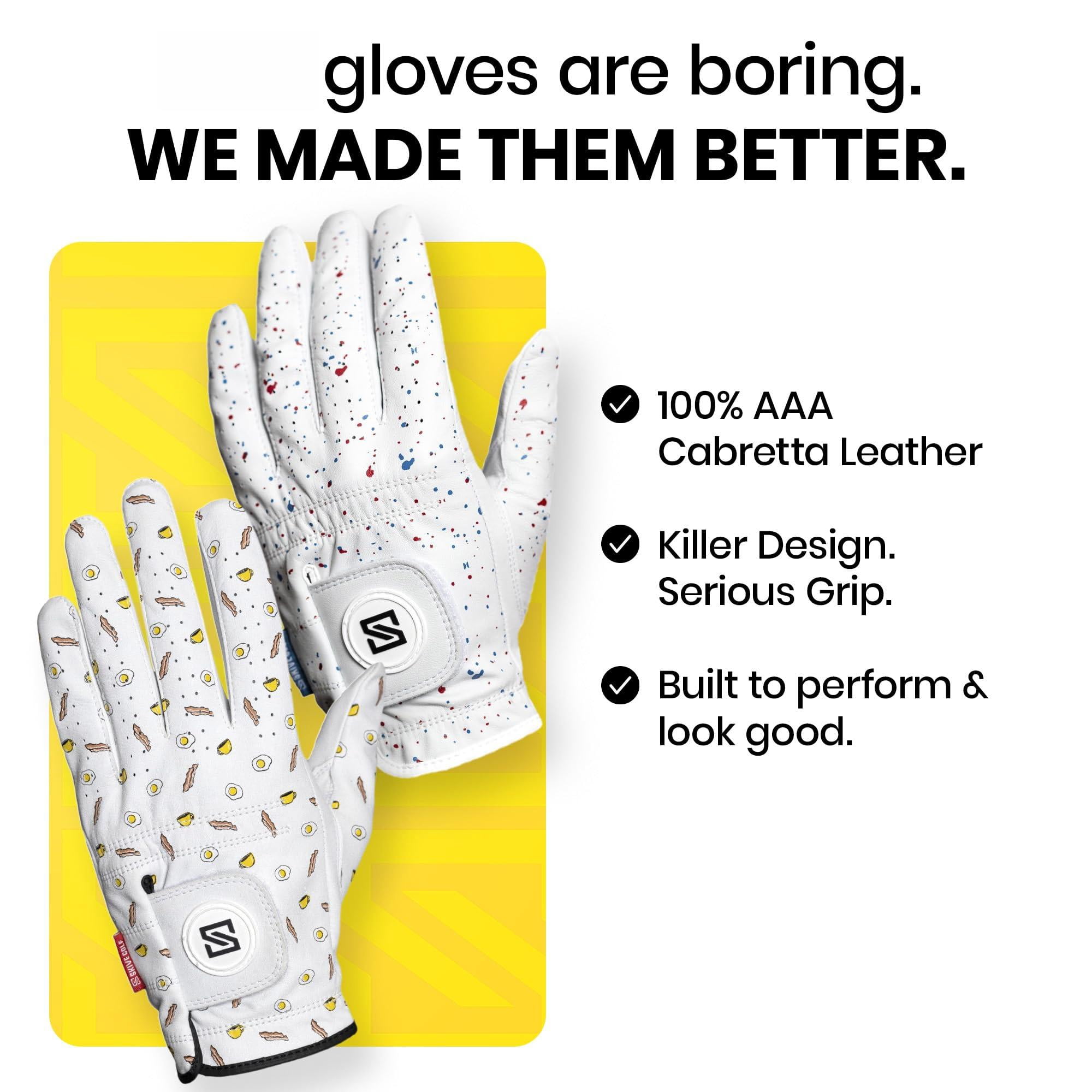 Golf Glove | Aaa Cabretta Leather Cool Gloves Men Serious Feel & Performance Mens Left Hand