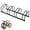 with 4 rack, variant on Gaderth Bike Stand Rack,2/3/4 Bicycle Floor Parking Rack,Anti-Slip Base Bike Parking Rack For Garage Backyard Indoor & Outdoor Use - Fits Mountain Road & Hybrid Bikes