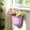 Purple, variant on Wall Mounted Planter With Drainage Holes, Hanging Flower Pot For Indoor Outdoor Garden Balcony Fence Patio Decor, Space Saving Plant Holder For Flowers Herbs And Home Greenery