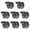 8 pieces, variant on Dishwasher Wheel Replacement Wheel Dishwasher Spare Part Plastic Texture Replacement Rollers Dishwasher Upper Rollers