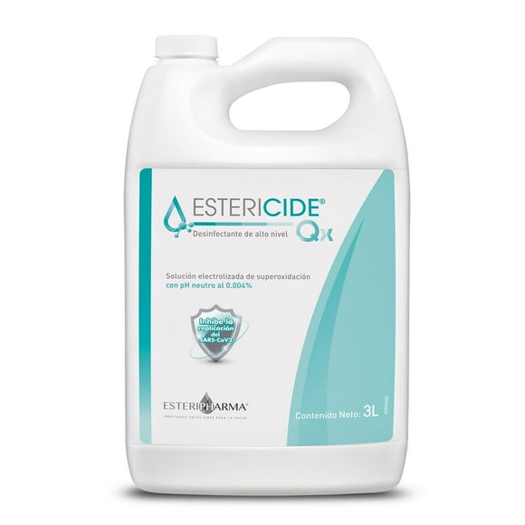 Solución Desinfectante Estericide QX 3L Limpiador Multisuperficies