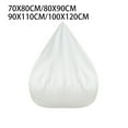 thumbnail image 4 of Inteprter Bean Bag Funda para silla Dormitorio Hotel Sofá Liner Protector Extraíble Beanbag Hogar Funda decorativa de color sólido Conjuntos de muebles de sala de estar 80x90cm, 4 of 6