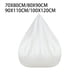 thumbnail image 4 of Funda para silla Toystoory Bean Bag dormitorio Hotel sofá Protector Extraíble Lavable color sólido 80x90cm, 4 of 6