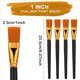 thumbnail image 4 of Juego de Pinceles Planos de 120 Piezas, Pinceles de Acuarela de 1 Pulgada de , Pinceles para Pintura Al ÓLeo, Pinceles Profesionales de Pintura Grandes, 4 of 7