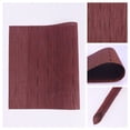 thumbnail image 2 of REGALWOVEN Placemats Set of 6 Placemats for Kitchen Dining Table Decor Washable Table Placemats Wipeable Table Mat Burgundy 18*12Inch, 2 of 7