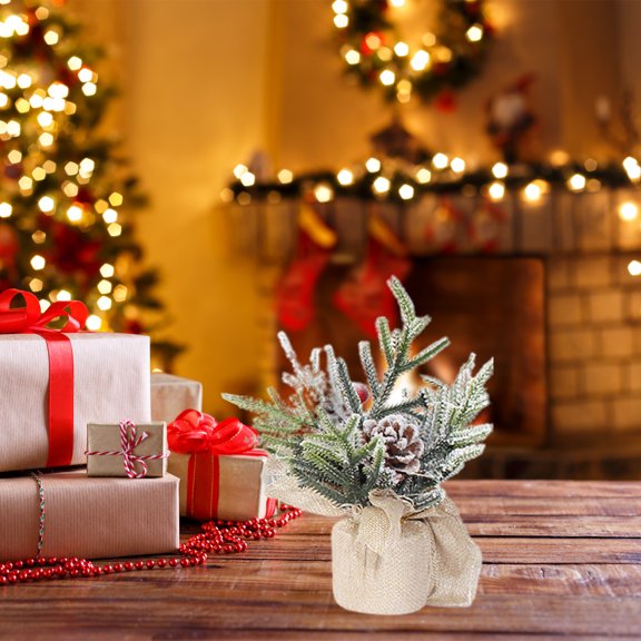 5.91In Indoor Clearance Christmas Decoration Christmas Candlestick Christmas Decorations Red Fruit Simulation Wreath Restaurant Tabletop Decor