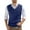 Blue, variant on Men's Knitted Sweater Vest Sleeveless V Neck Lightweight Breathable Casual Spring Summer Comfortable Stretchable Fashion Top Mens Basic Tee Shirts Summer Classic T-Shirts