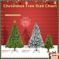thumbnail image 4 of 3pcs Pre-lit Christmas Decoration Set, 2 Packs 4''Christmas Entrance Trees and 9' Garland, Green Artificial Xmas Decorative Set for Door Fireplace W/Warm Lights, 4 of 10