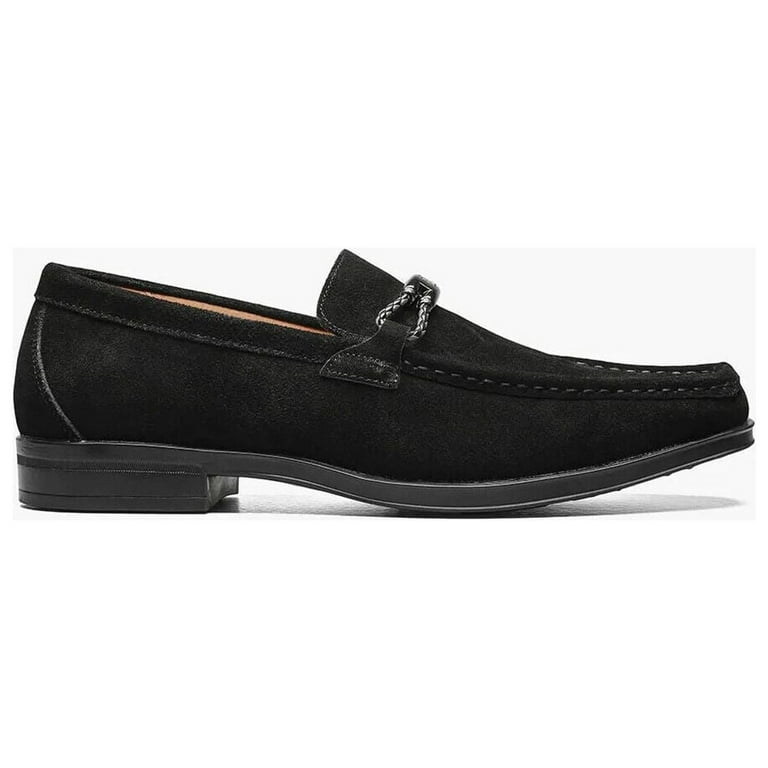 Stacy adams top black suede loafers