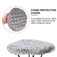 thumbnail image 3 of CTIRCHIU 1Pack Grey Dustproof Stool Cover Round for Store Hotel, 3 of 8