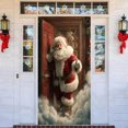 thumbnail image 4 of Y letrero de puerta con muñeco de nieve Tapiz decorativo Cortina de puerta para fiestas Tapiz de puerta Letrero de puerta Fiesta, 4 of 6